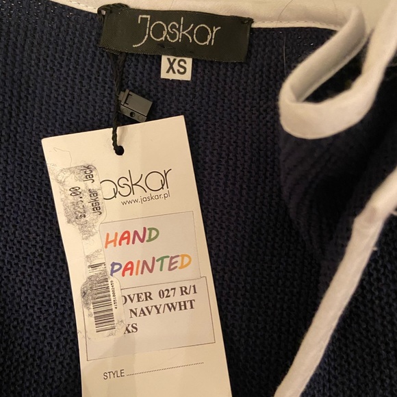 Jaskar navy sweater size XS - Picture 5 of 6